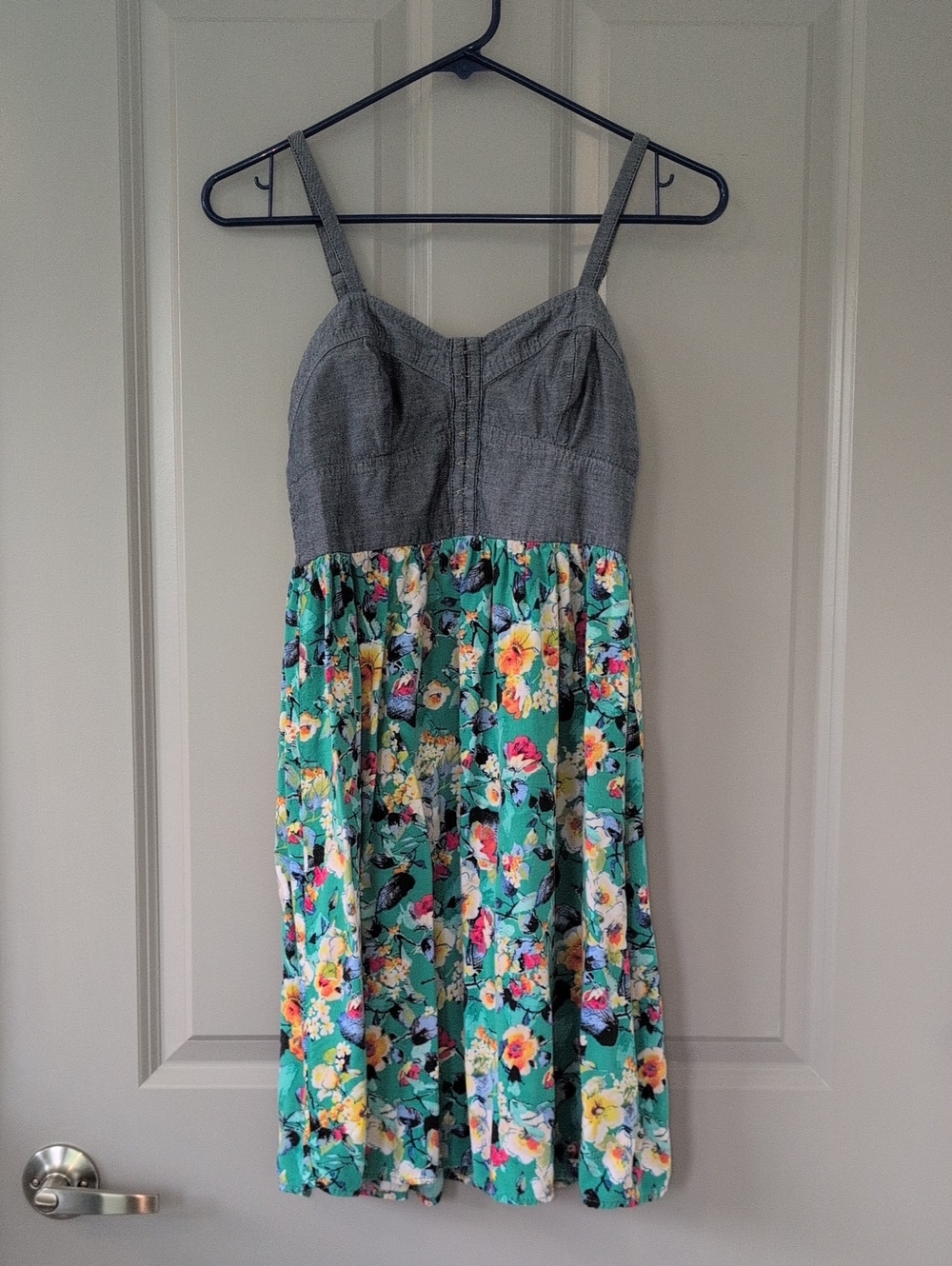 Xhilaration Floral Bustier Dress